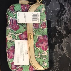 Coach clutch Petunia canvas print